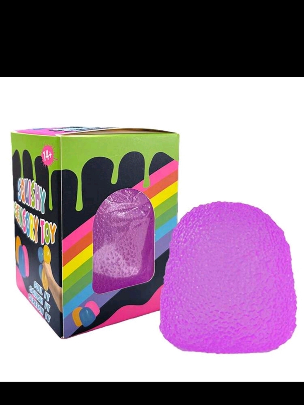 Purple Squishy Gumdrop